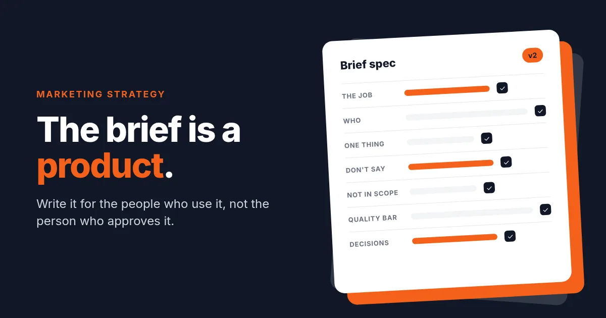 The brief is a product